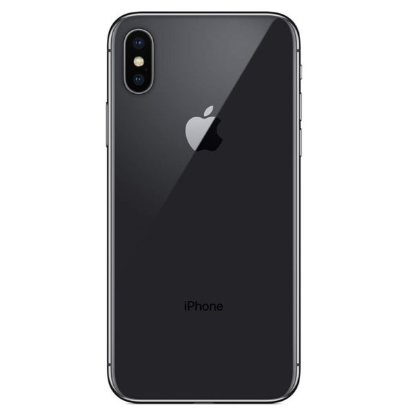 apple iphone x space gray back