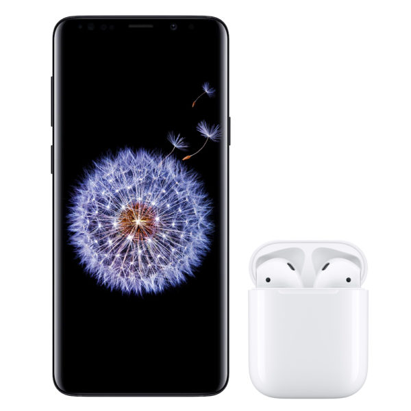 Samsung Galaxy S9 Plus Black airpods