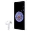 Samsung Galaxy S9 Plus Black airpods Right Side