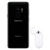 Samsung Galaxy S9 Plus Black airpods Back