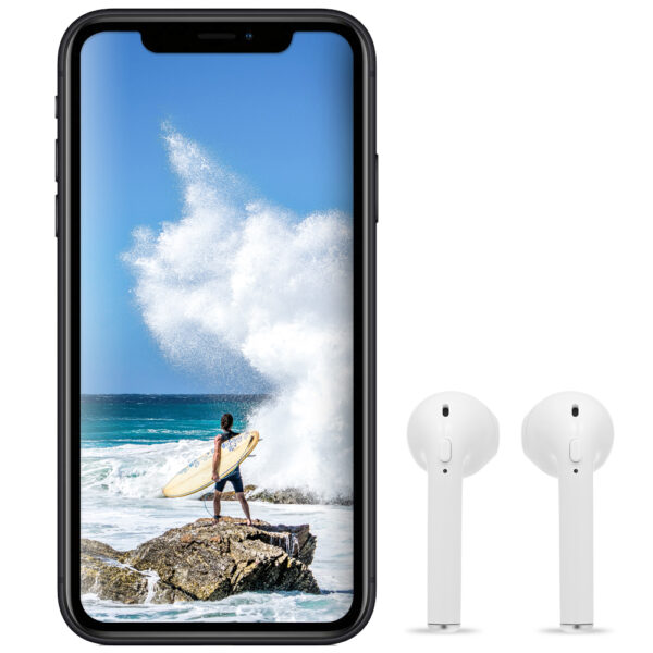 iphone xr 64gb Black wireless headphones Display