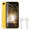 iphone xr 64gb Yellow wireless headphones Display