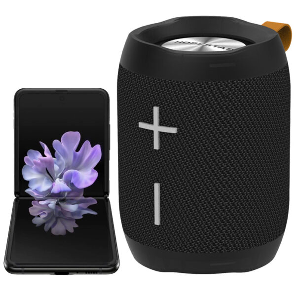 Samsung Galaxy Z Flip 256GB Black + Hopestar P13 IPX6 Wireless Speaker Black (Gift)