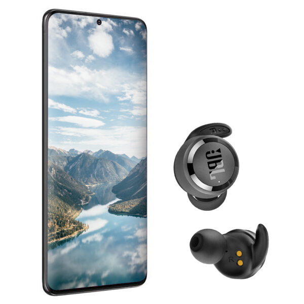 Samsung Galaxy S20+ Plus 5G 128GB 12GB RAM Black + JBL T280TWS Plus Earbuds (Gift) - Image 2