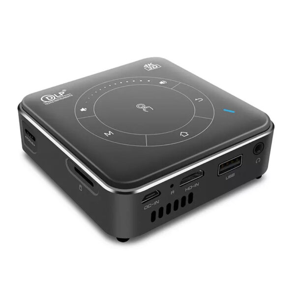 Mini Portable DLP Projector P11 Black - Image 3