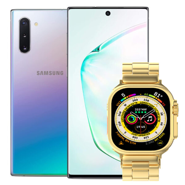 Samsung Galaxy Note 10 256GB Aura Glow + Smartwatch Ultra Gold (Gift)