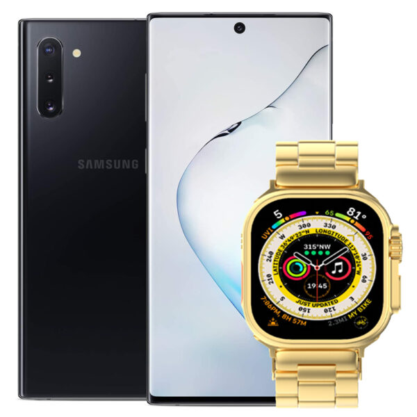 Samsung Galaxy Note 10 256GB Black+ Smartwatch Ultra Gold (Gift)