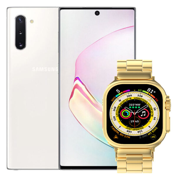 Samsung Galaxy Note 10 256GB White Smartwatch Ultra Gold Gift